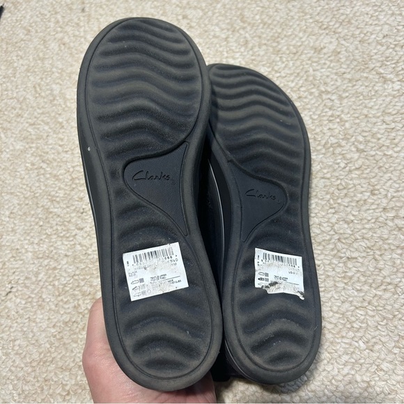 Clarks Cloudsteppers Breeze Dawn Womens Slip On Loafers Flats Size 8 Black 27772 - Picture 7 of 9